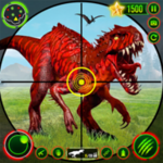 wild dino hunting clash: animal hunting games android application logo